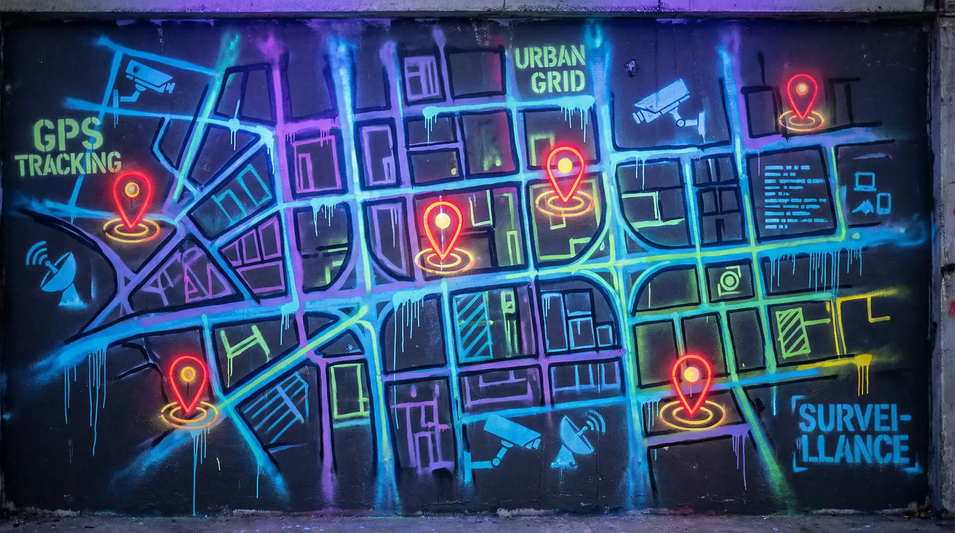 两个人免费完整在线观看视频 狗仔追踪地图 - 城市涂鸦风格